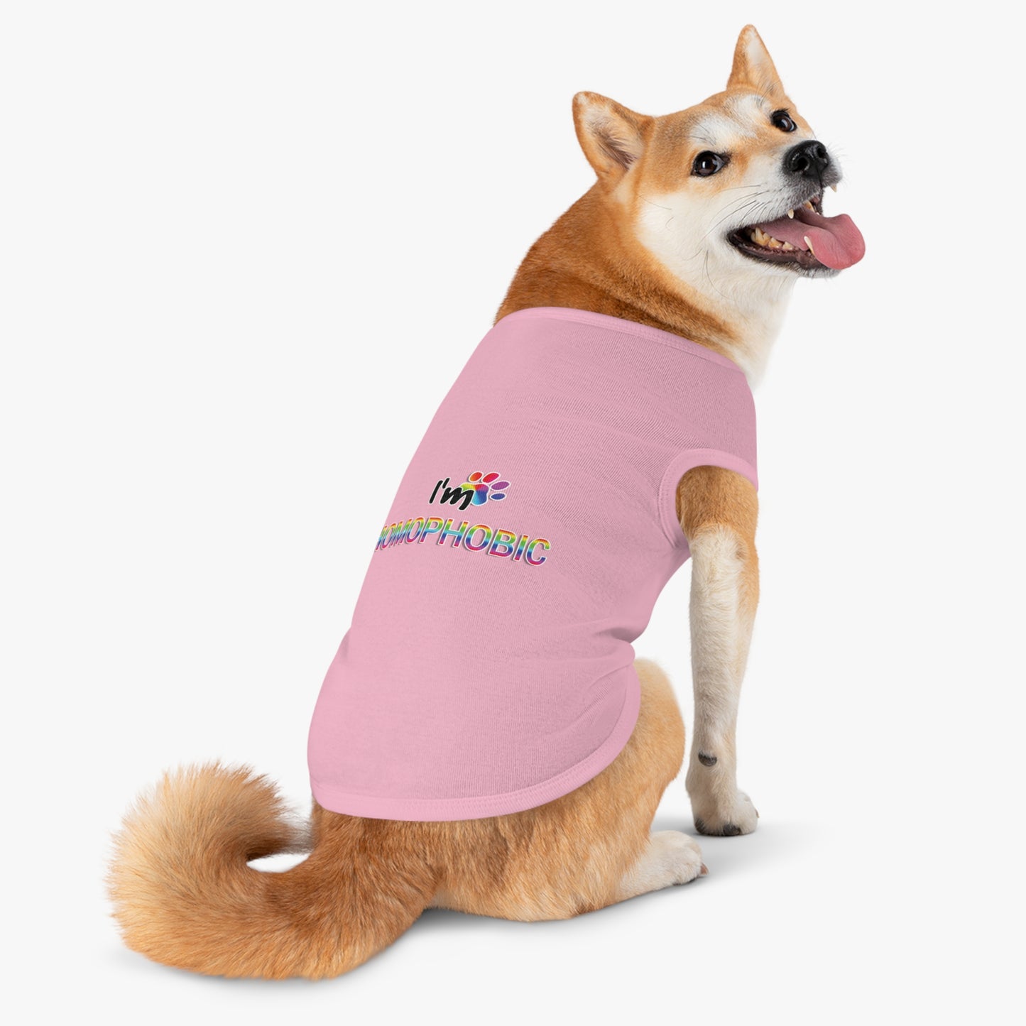 Homophobic Dog shirt for pets