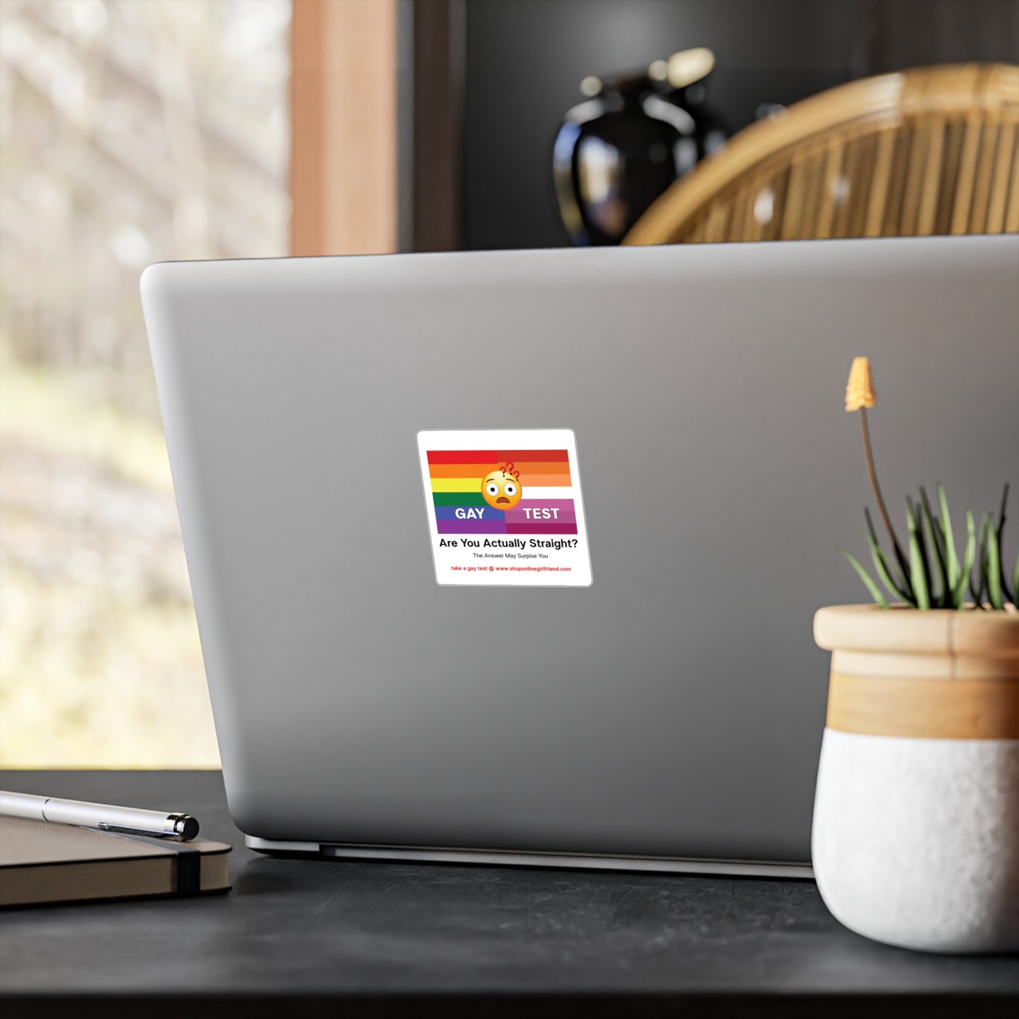 Gay Test Vinyl Sticker