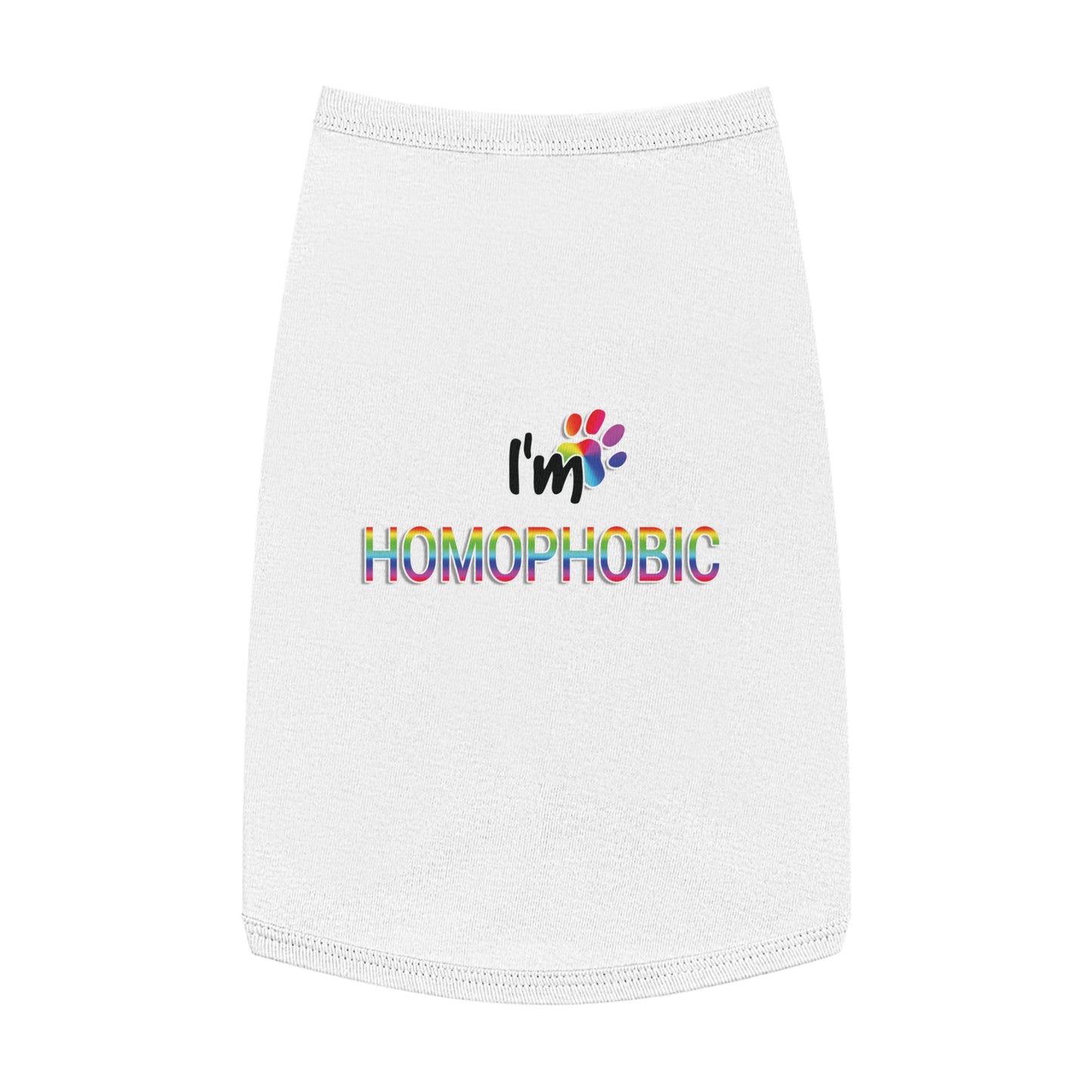 Homophobic Dog shirt for pets