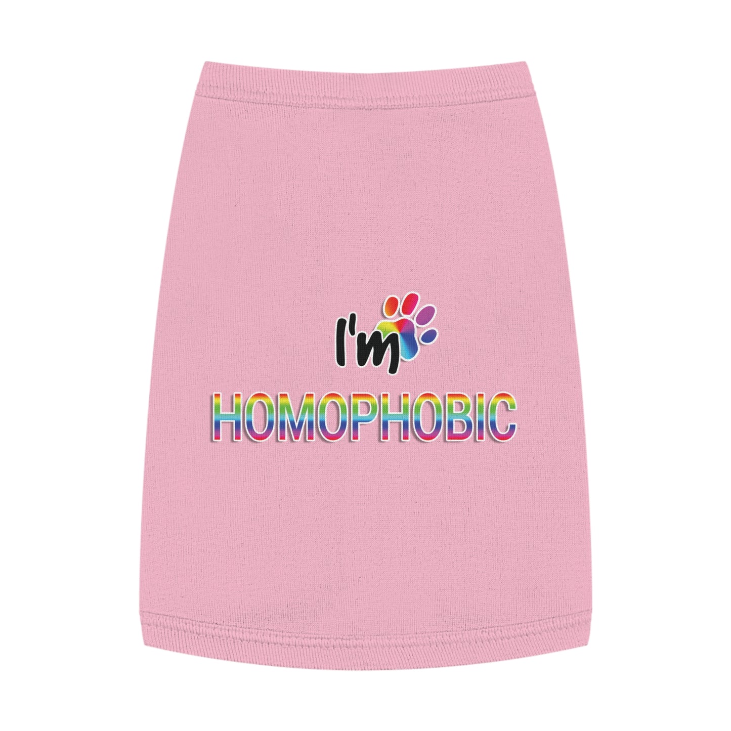 Homophobic Dog shirt for pets