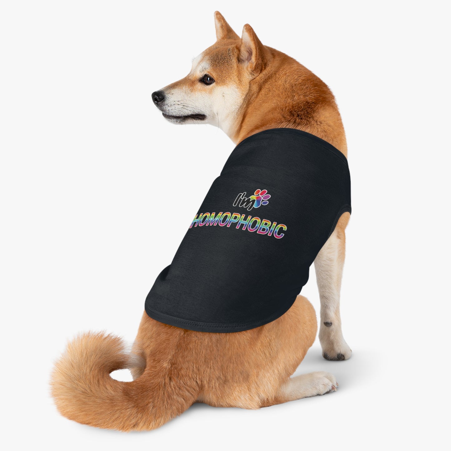 Homophobic Dog shirt for pets