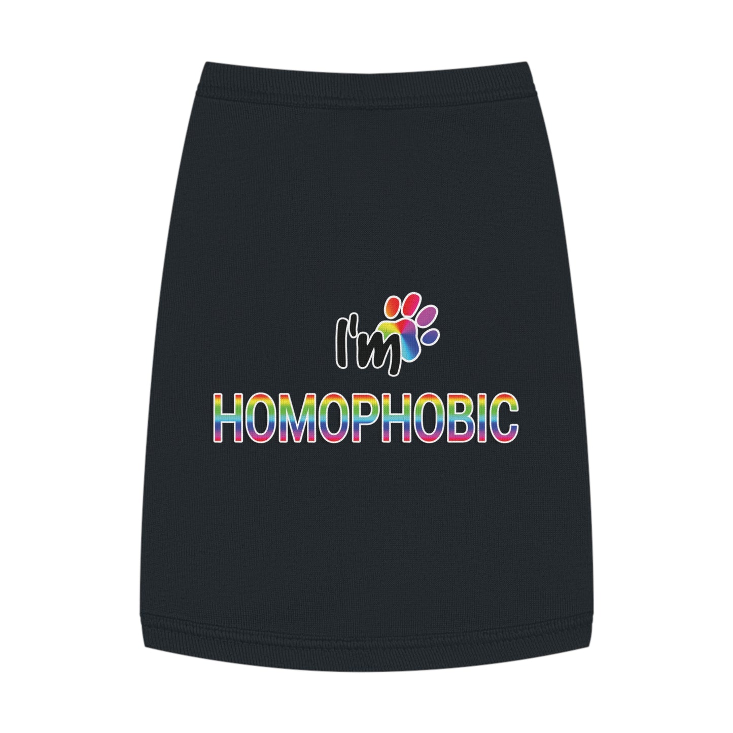 Homophobic Dog shirt for pets
