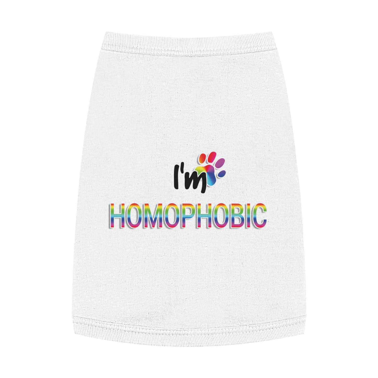 Homophobic Dog shirt for pets
