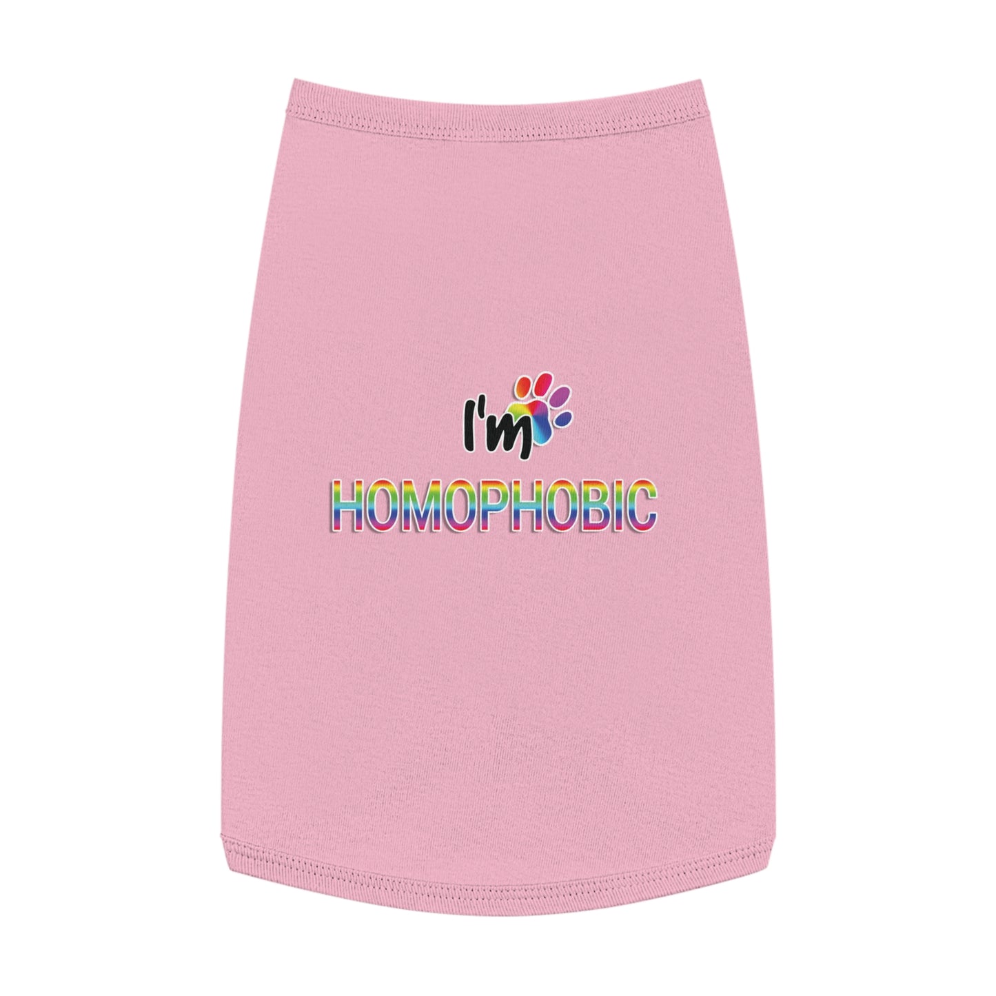 Homophobic Dog shirt for pets